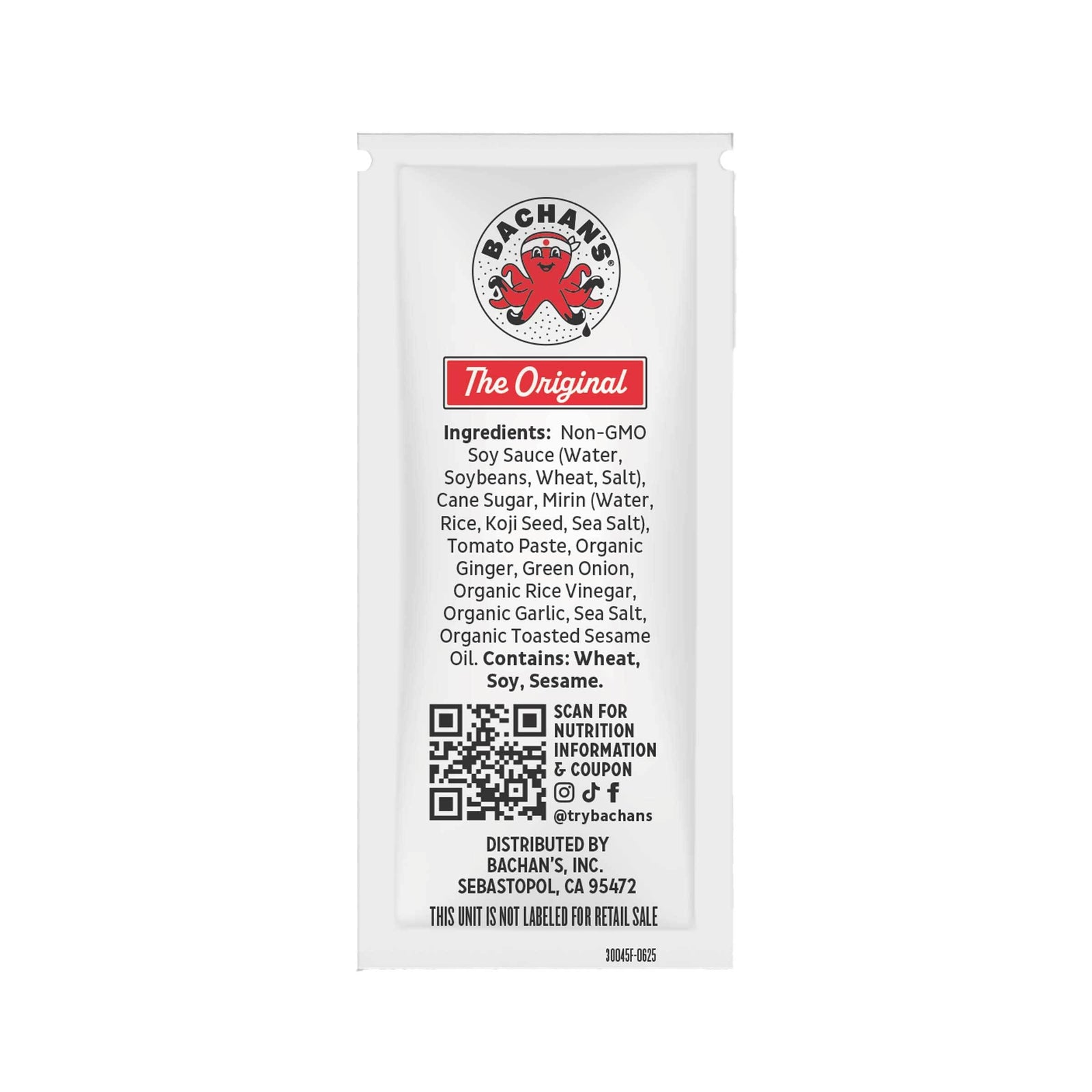 The Original Japanese BBQ Sauce, .35oz - Classic Artisan Sauce Assortment
